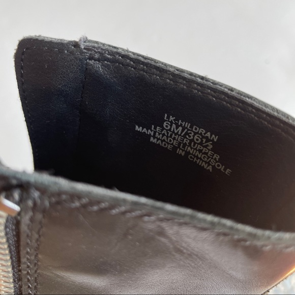 Lucky Brand Black Side Zip Moto Boots - Picture 10 of 11